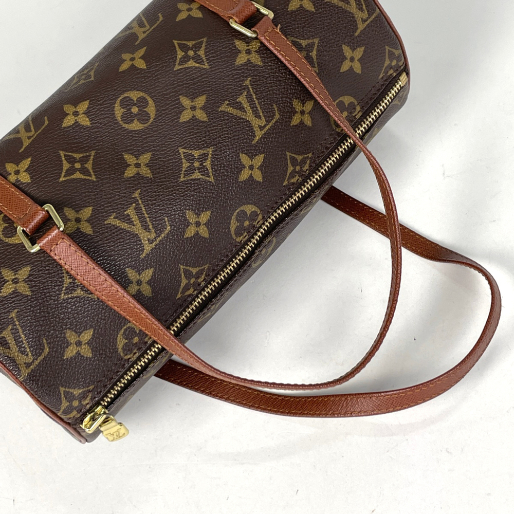 Louis Vuitton Papillon 26 Handbag, Monogram Brown, M51386, Women's - Picture 5 of 6